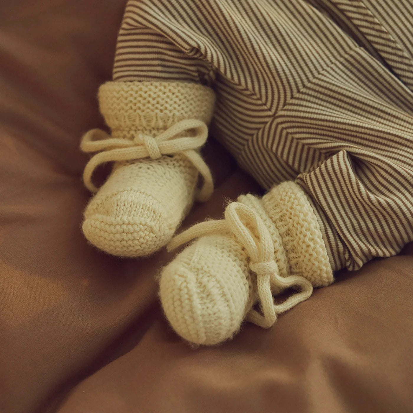 Wool knit Booties