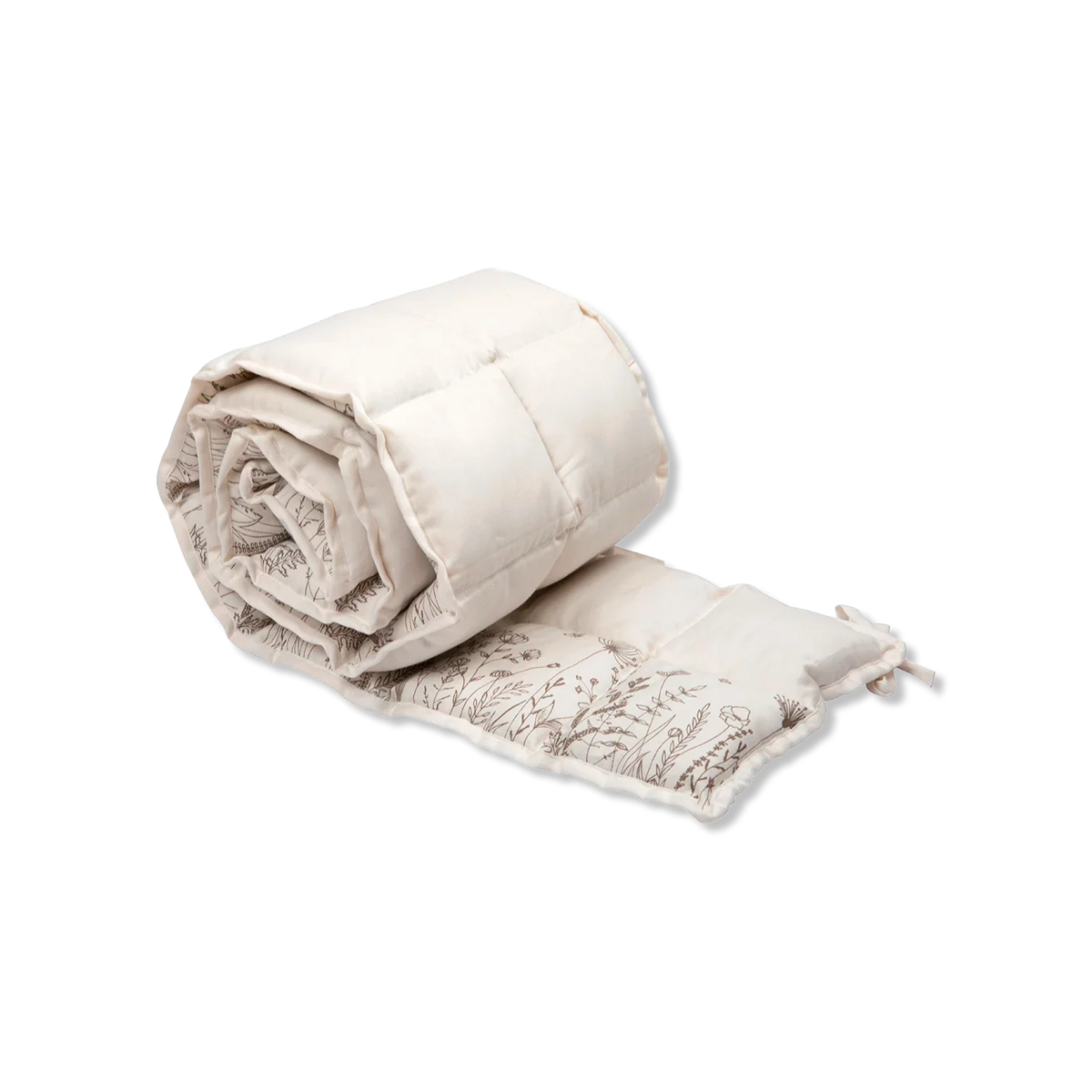 Kapok floral Cot bumper