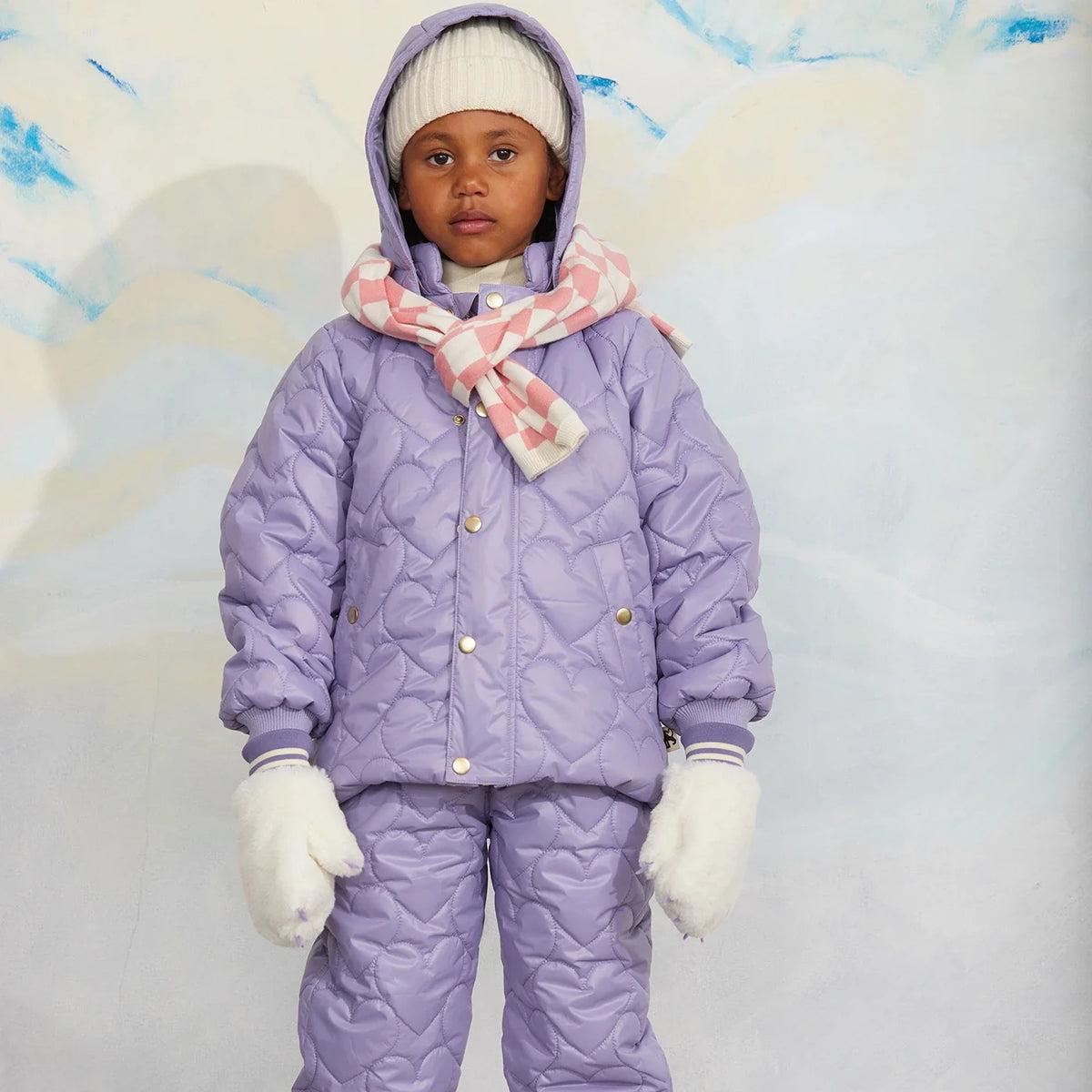 Hearts quilted Thermal trousers