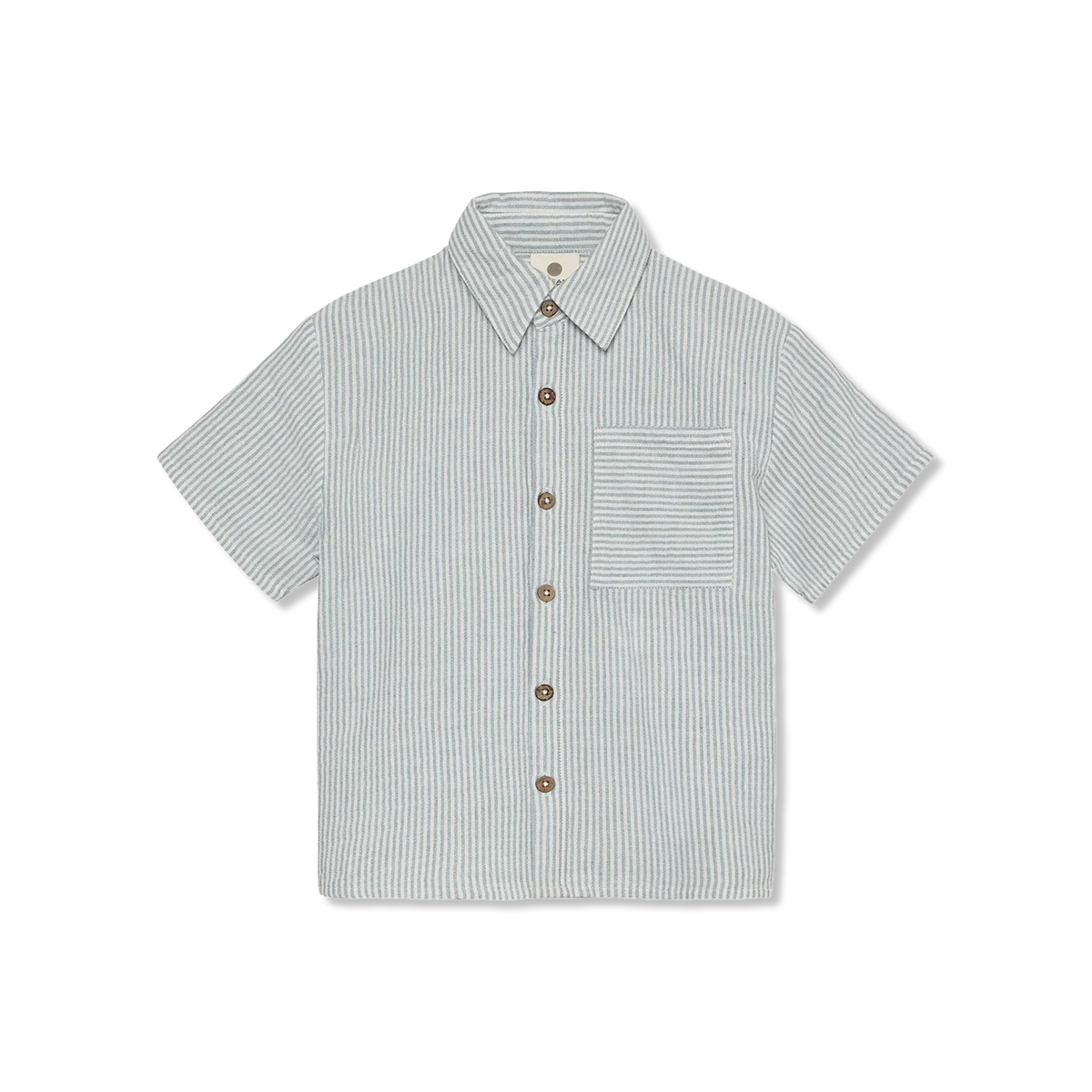 Shirt SS Muslin Stripe shirt