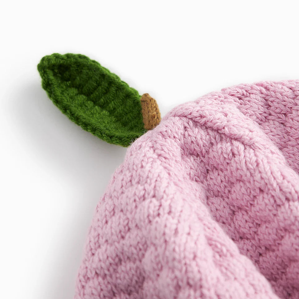 Alexo raspberry Knit beanie