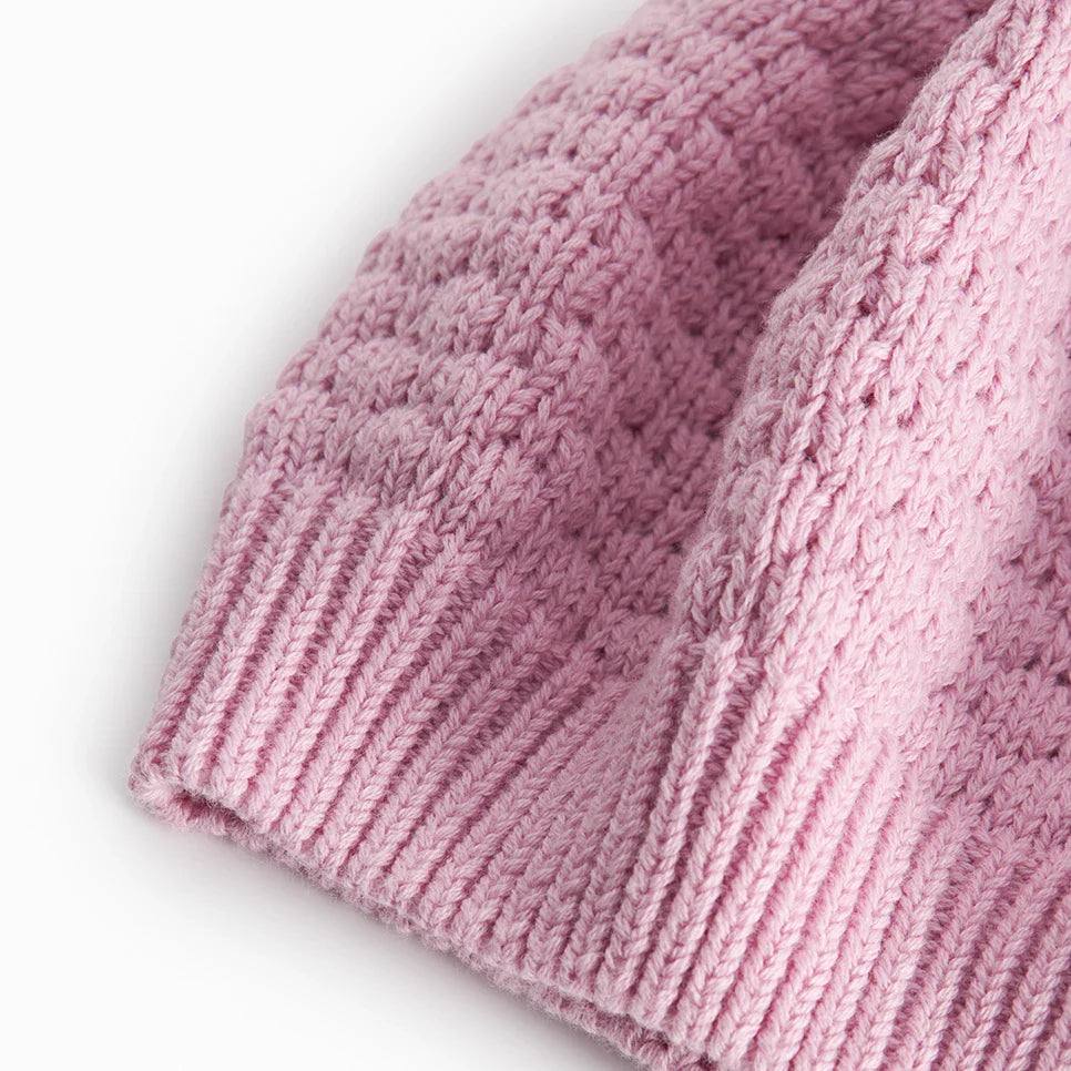 Alexo raspberry Knit beanie