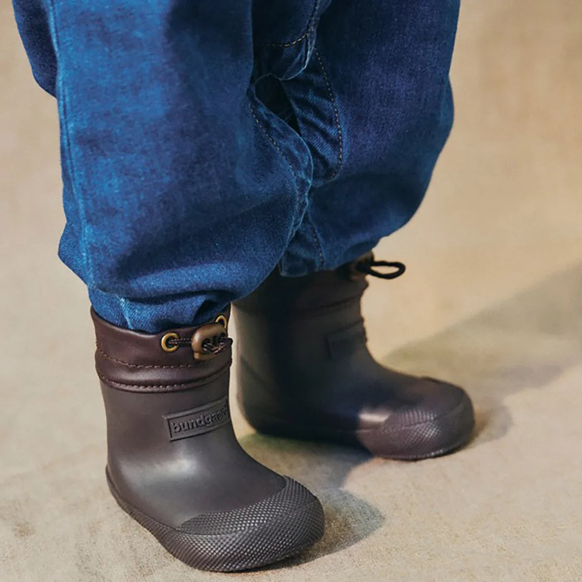 Malik dark brown Rubber boots
