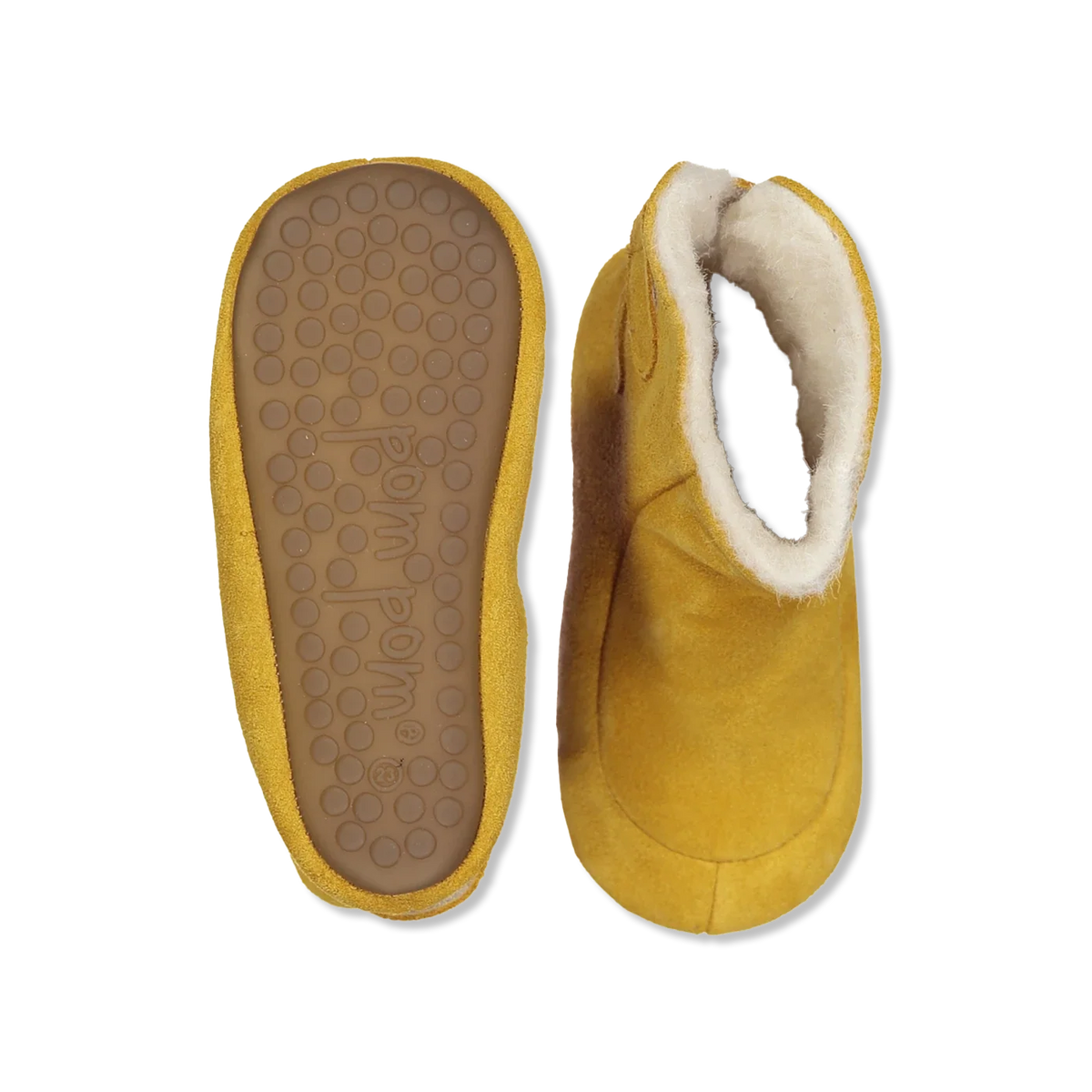 Beginners Wool Velcro Booty slippers