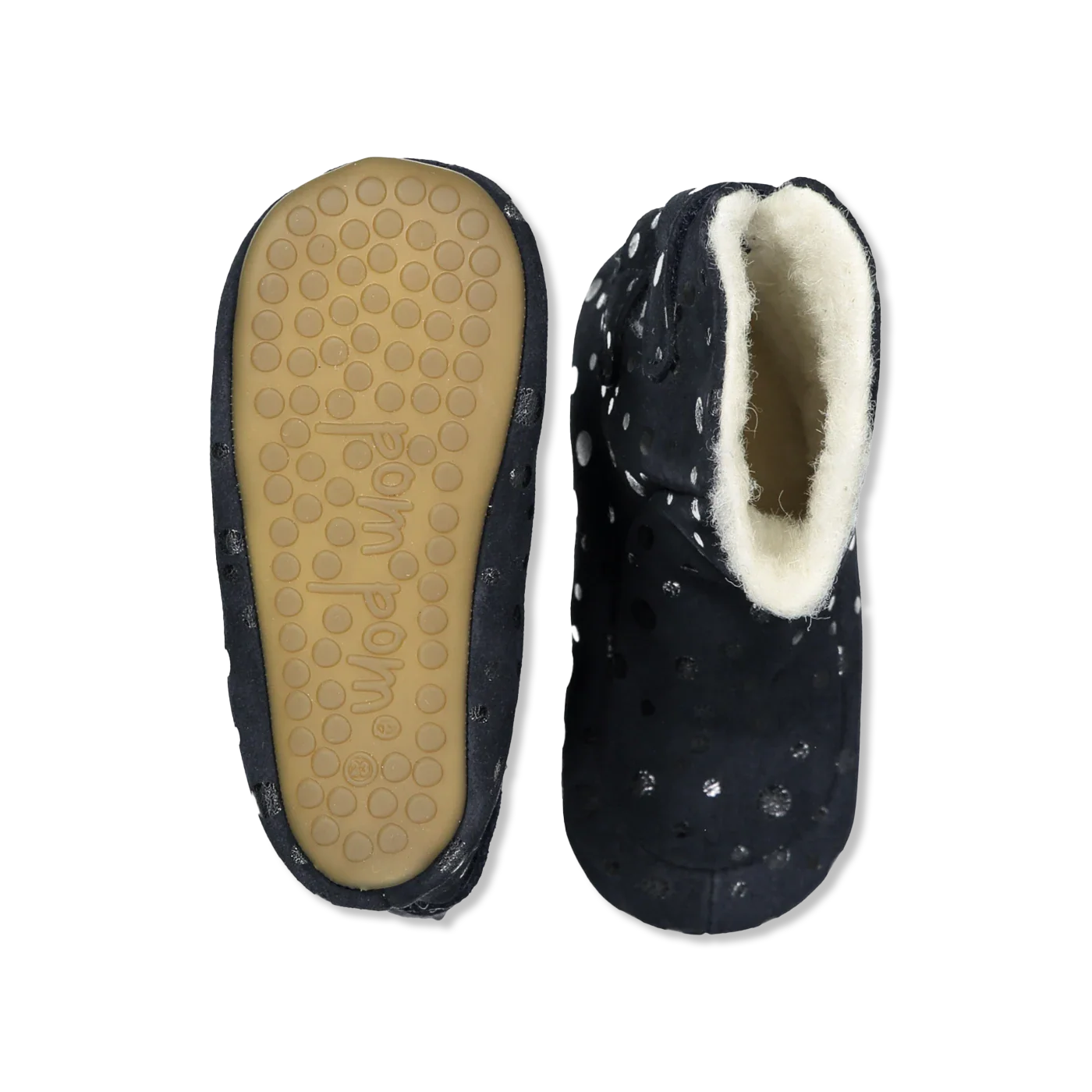 Beginners Wool Velcro Booty slippers