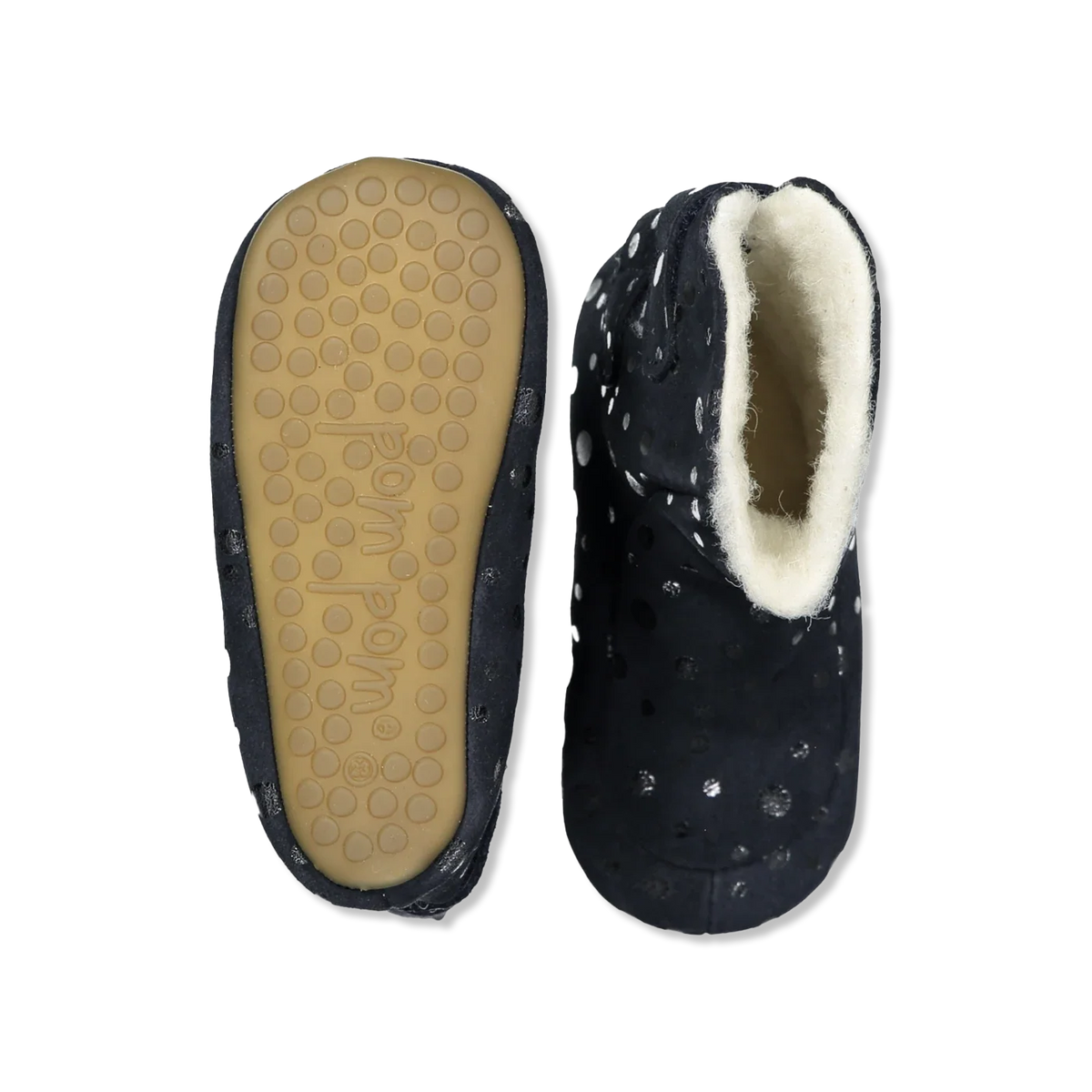 Beginners Wool Velcro Booty slippers