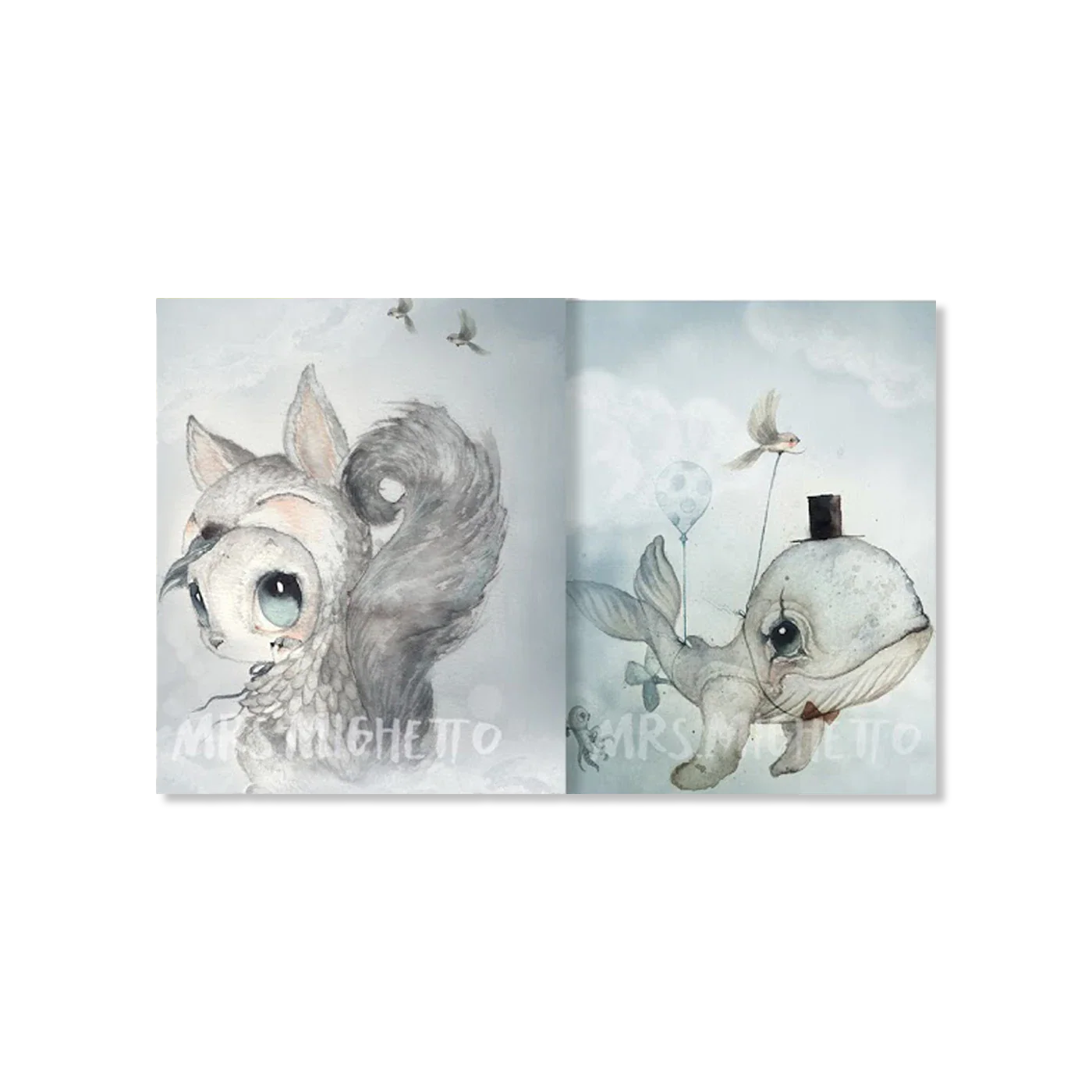 Dear Whalie/Tiny Toffle wall decoration