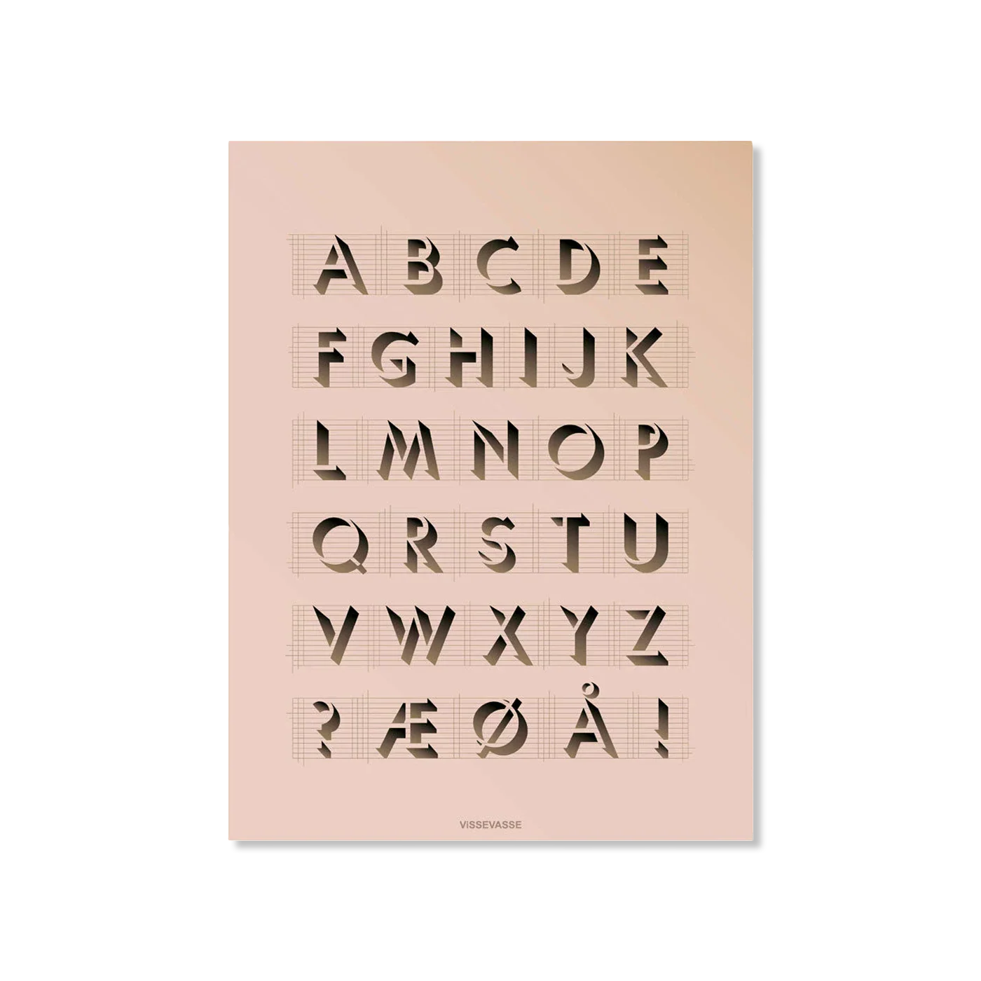 ABC Rose wall decoration