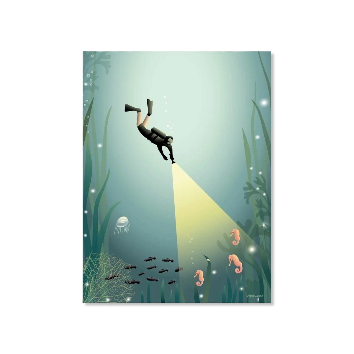 THE DIVER wall decoration