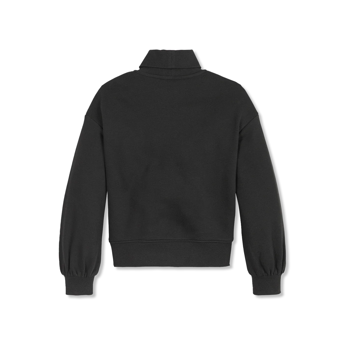 Organic sweatshirt m. turtleneck