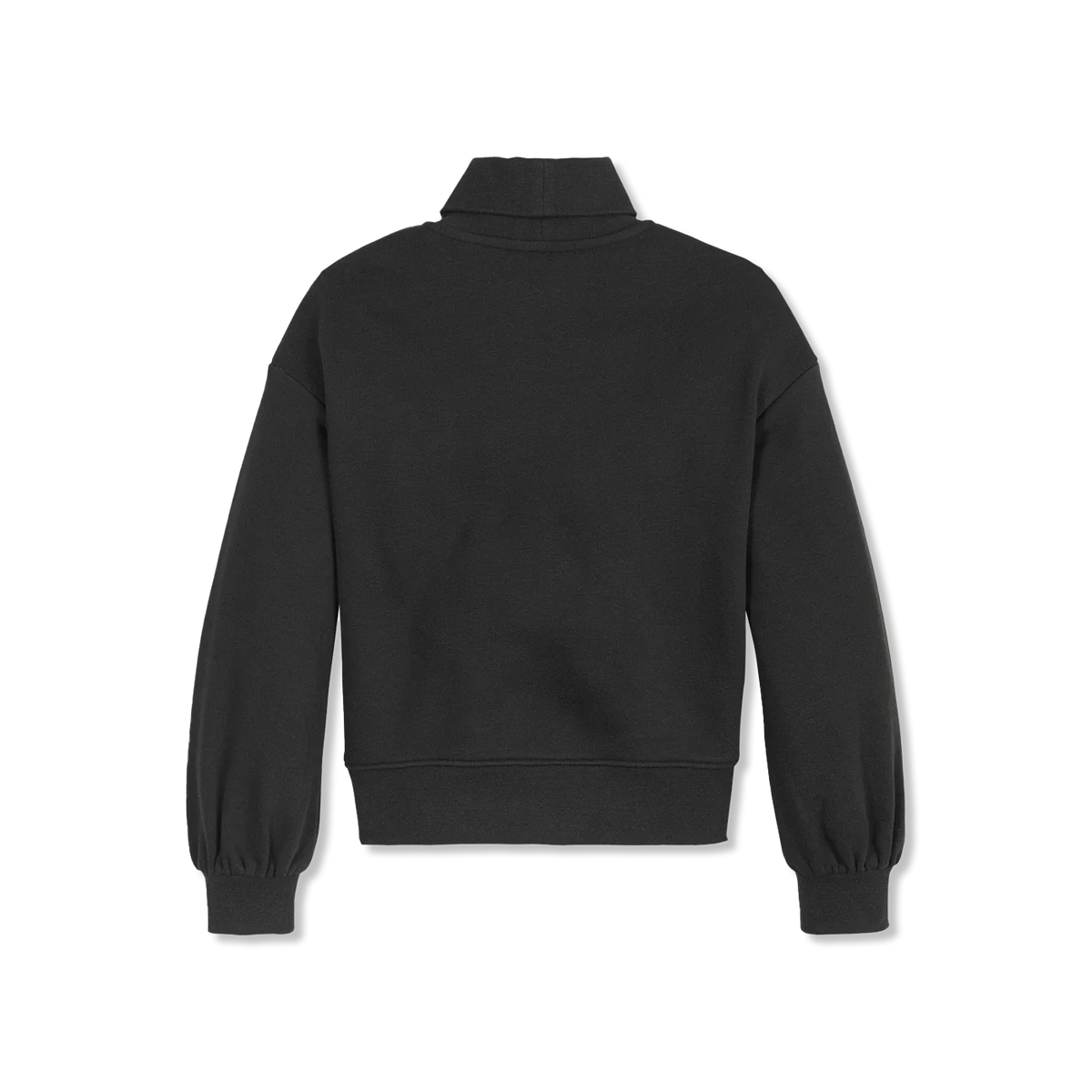 Organic sweatshirt m. turtleneck