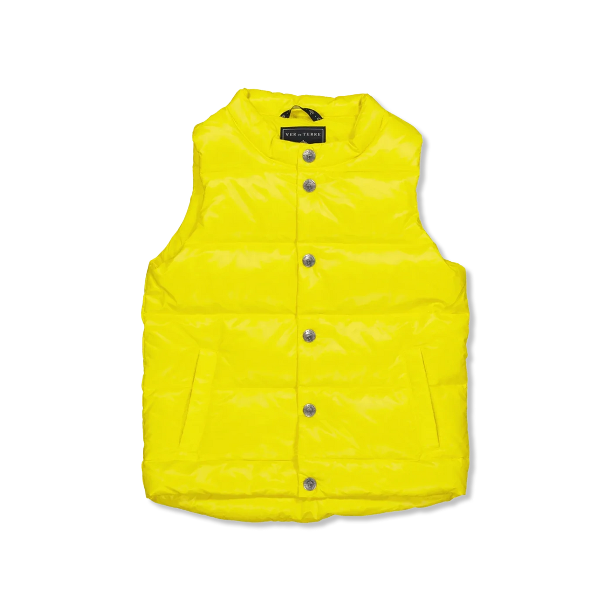 Yellow down vest