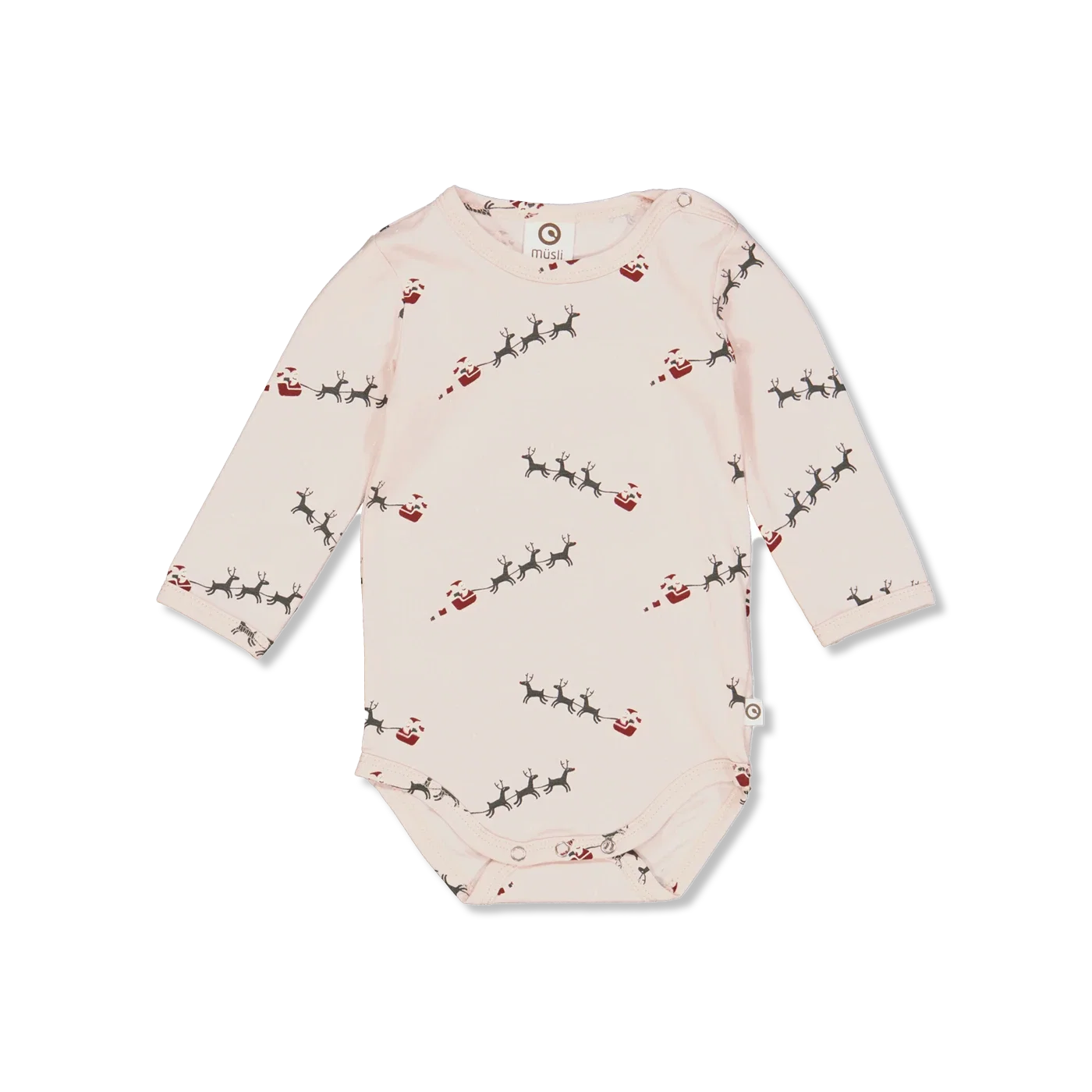 Santa Christmas baby body