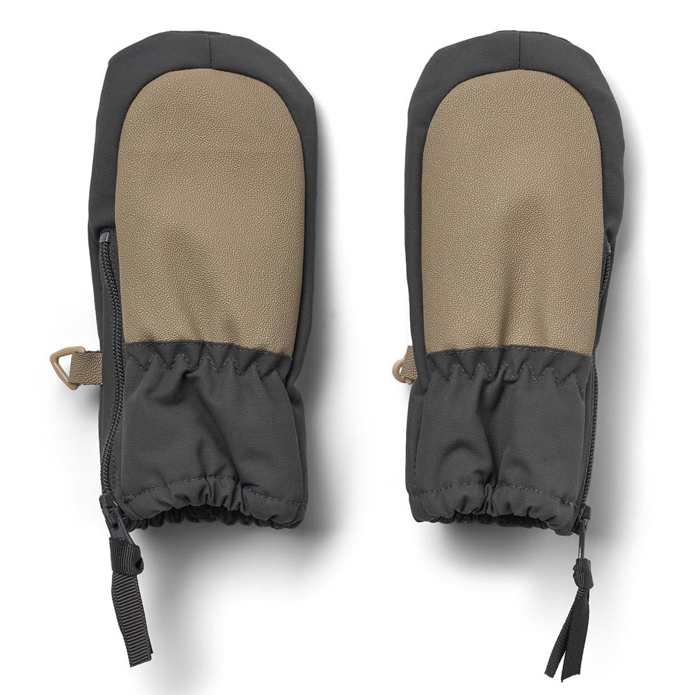Zipper mittens