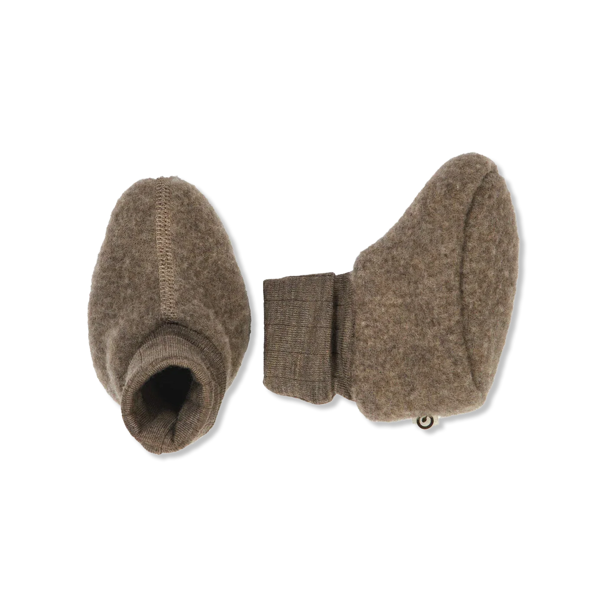 Woolly baby boots