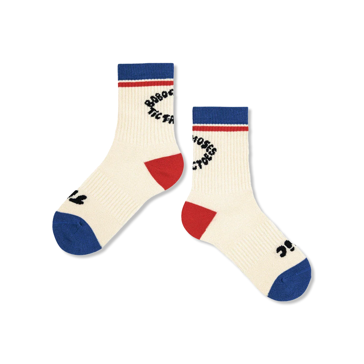 Tic Tac Toe color block socks