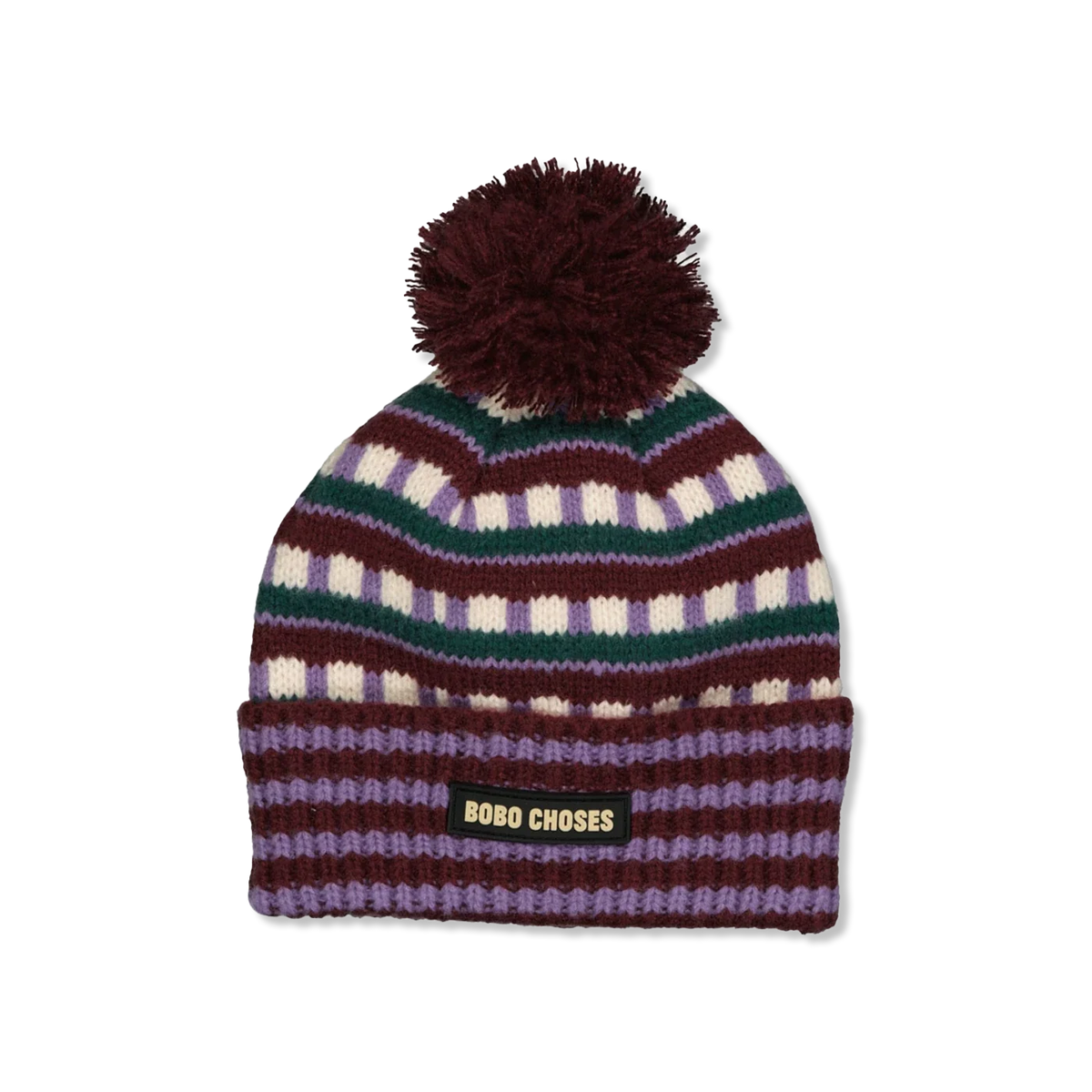 Jacquard knit beanie