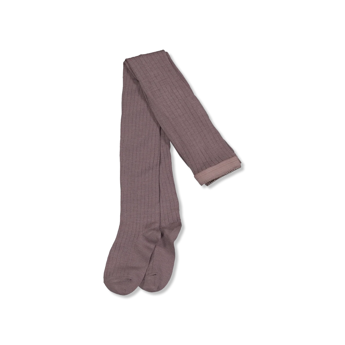 Wool rib socks