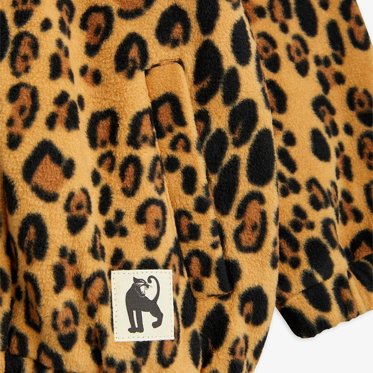 Leopard fleece Fleece jacket
