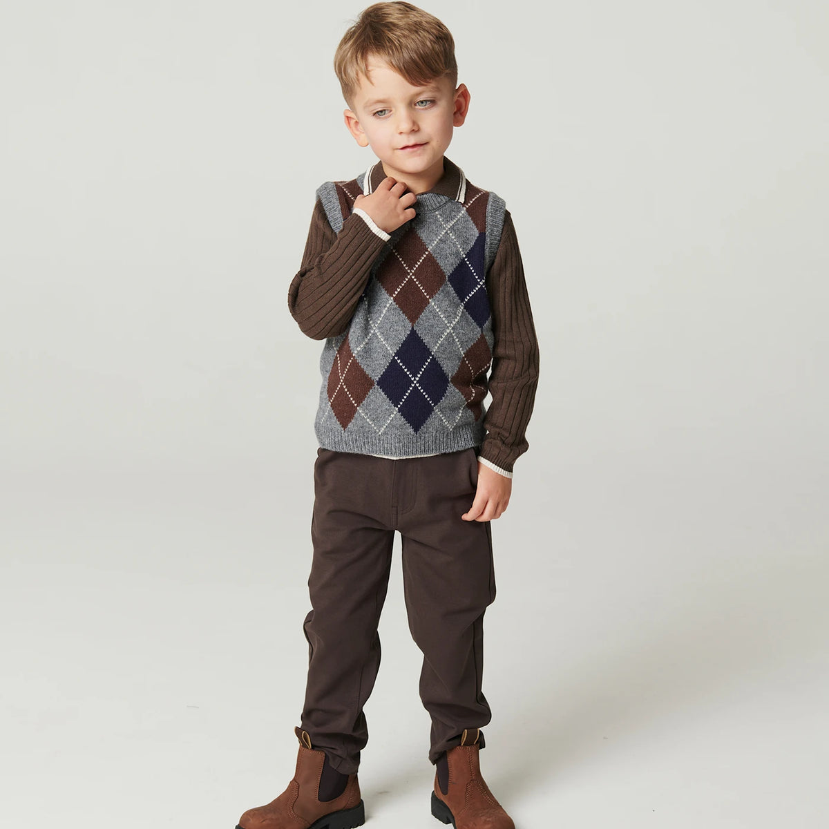Argyle Vest