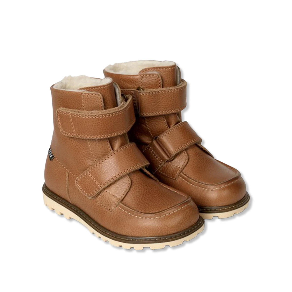 Terry cognac Winter boots