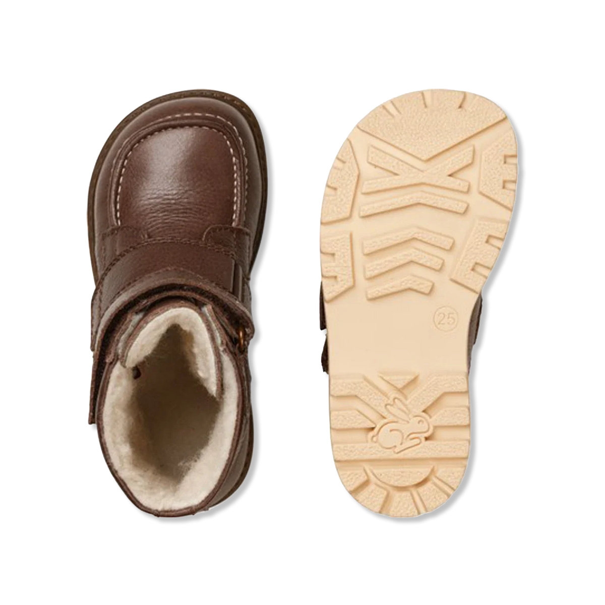 Terry dark brown Winter boots