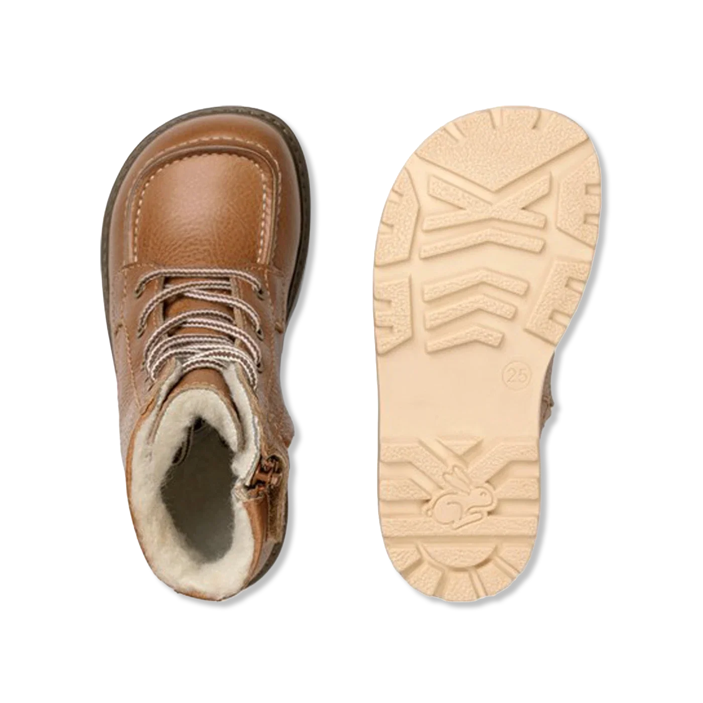 Riley cognac Winter boots