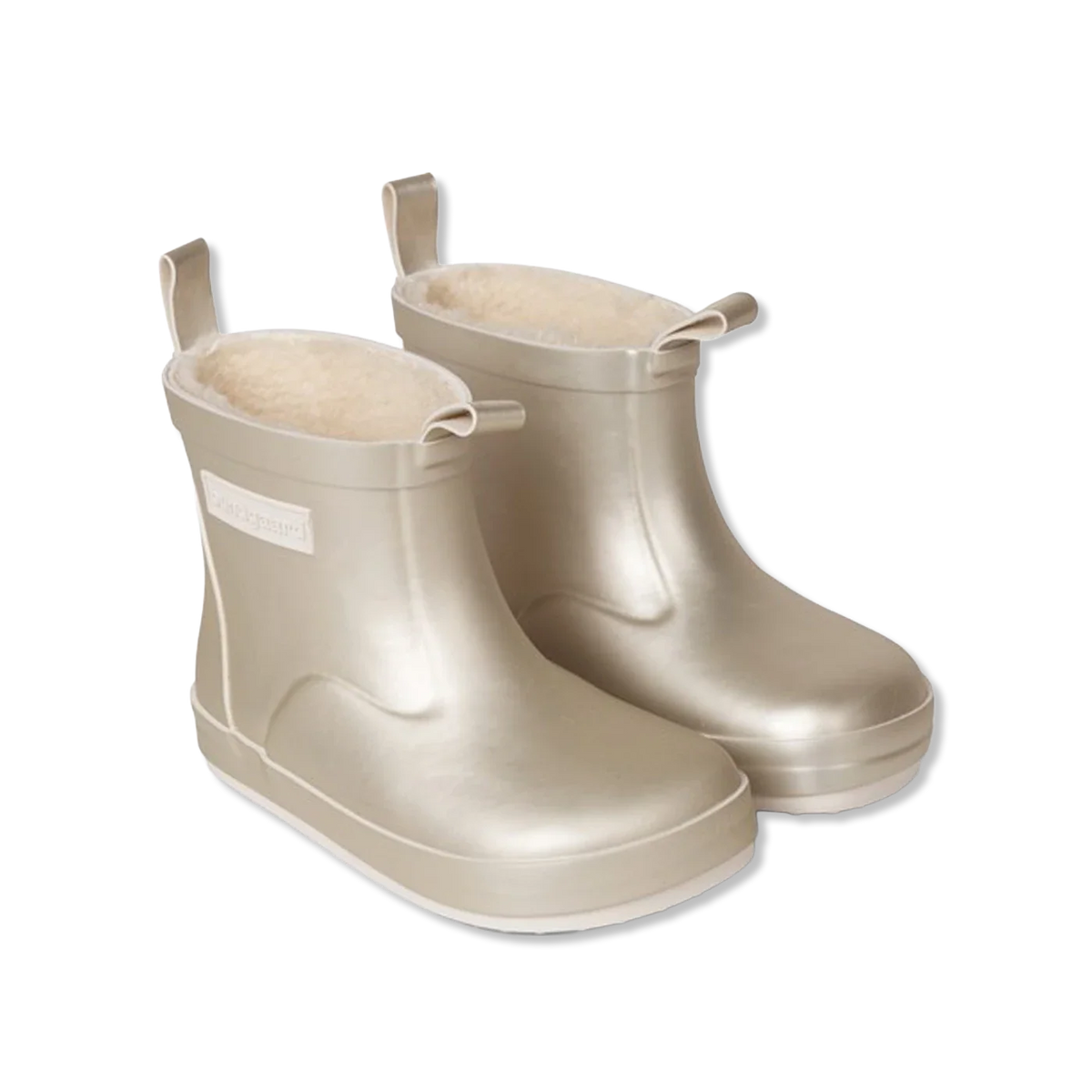 Rain golden Rubber boots