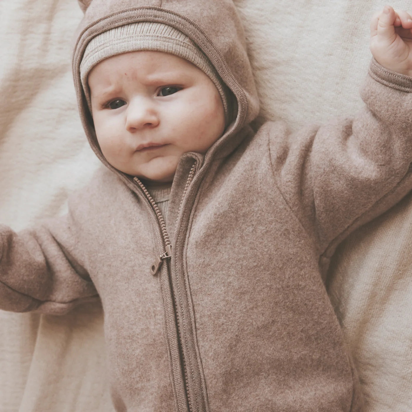 Pram Suit wool fleece