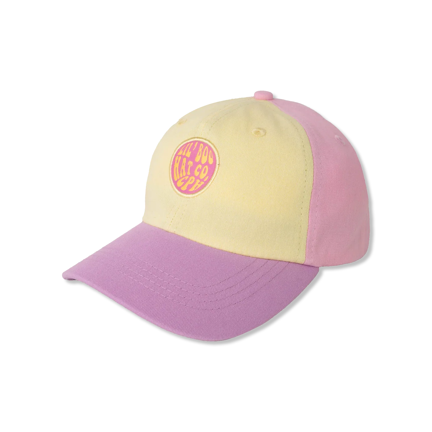 Block bloom dad cap Cap