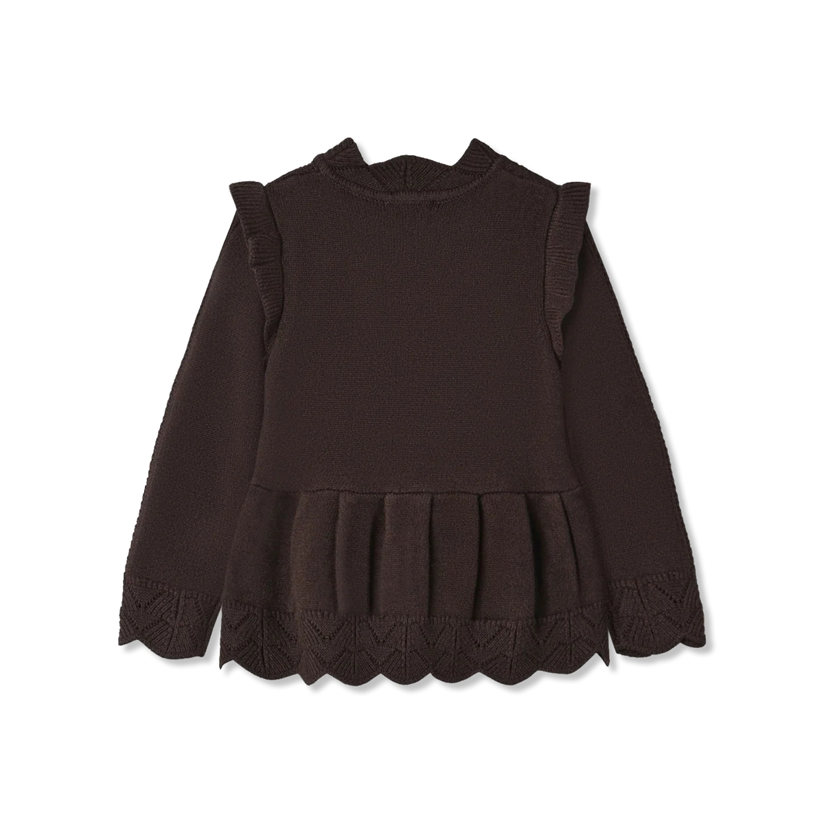 Alilly peplum Knitted sweater
