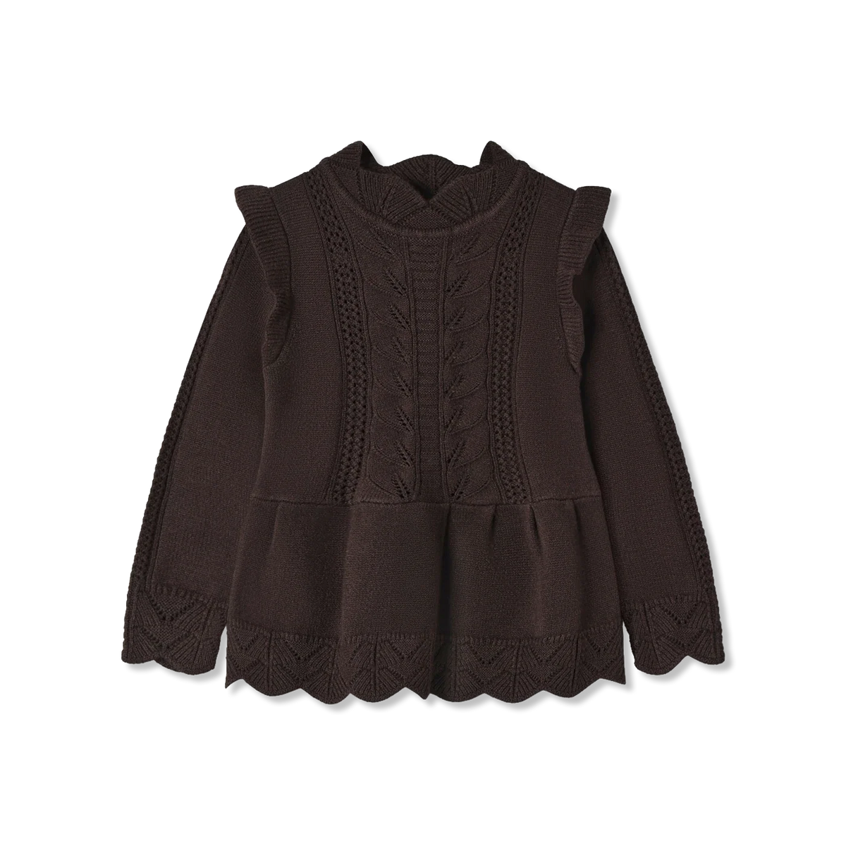 Alilly peplum Knitted sweater