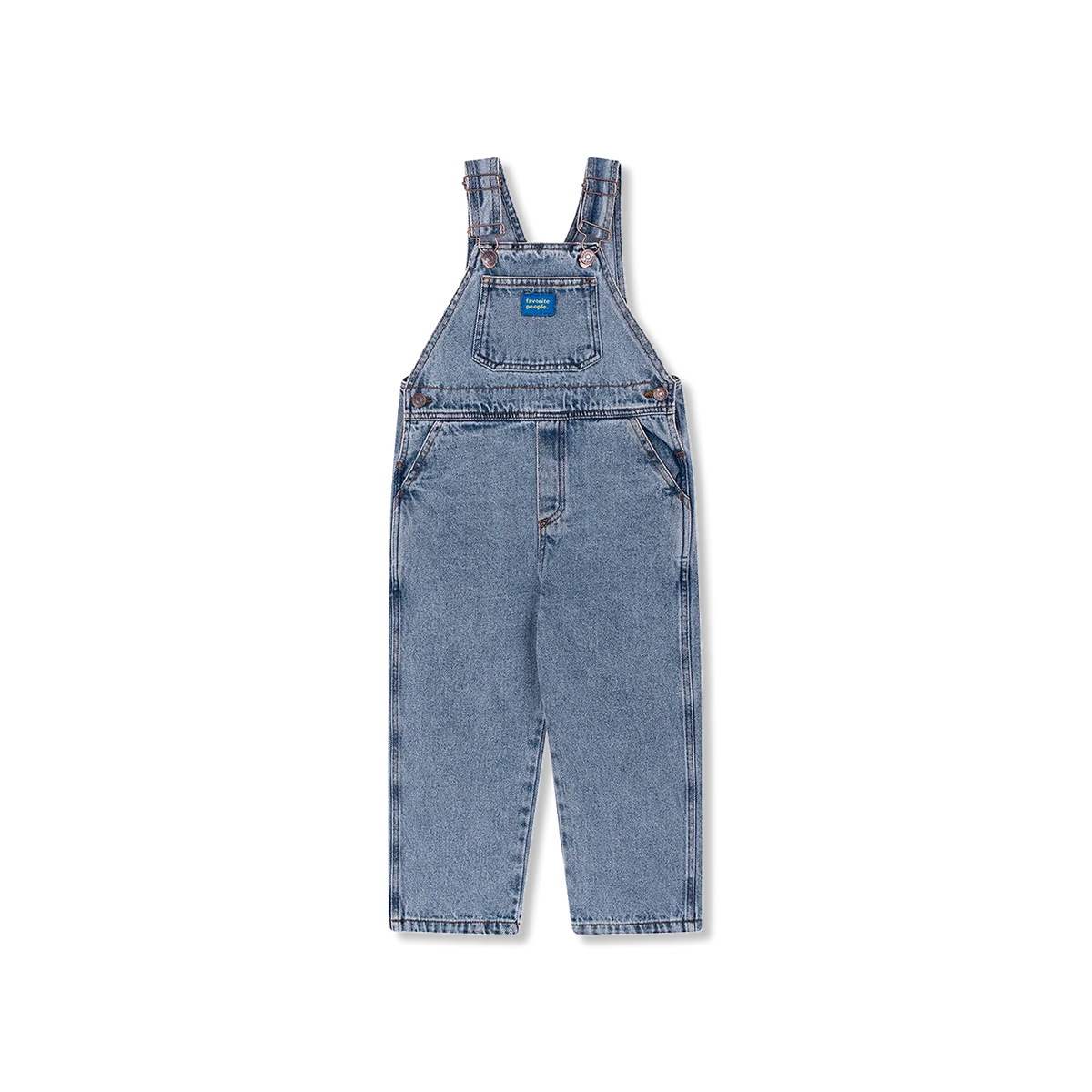 Denim overalls pants