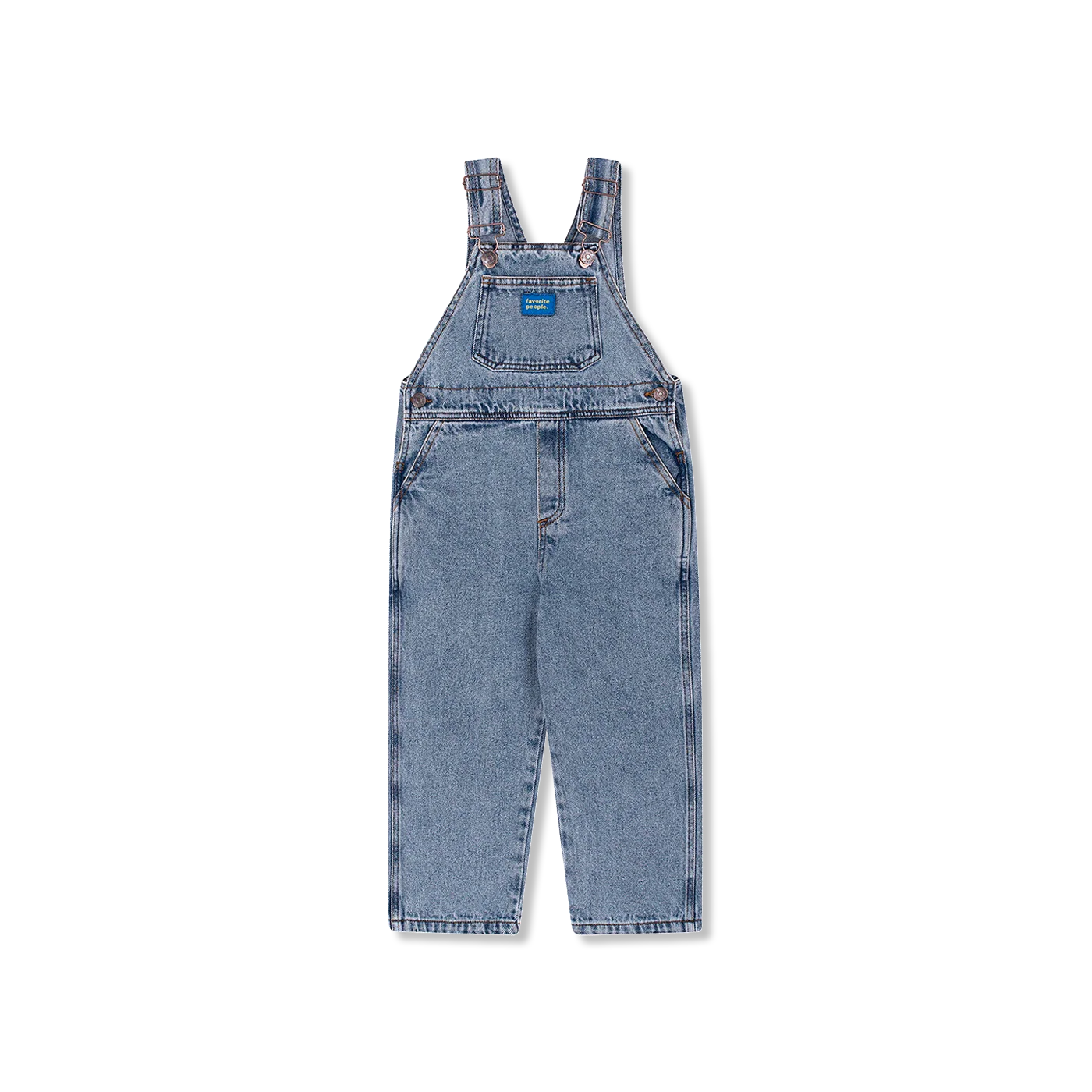Denim overalls pants
