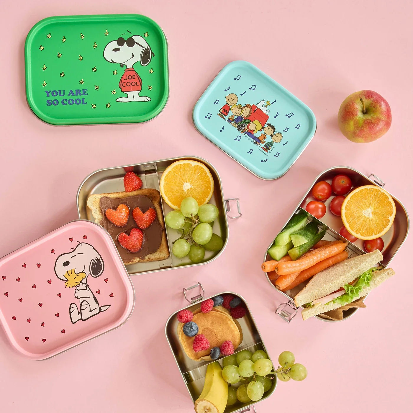 Stainless steel snoopy Lunch box