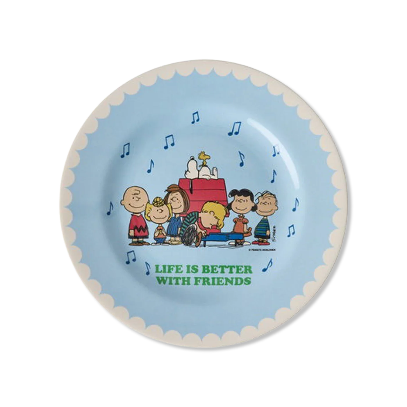 Melamine snoopy Plate