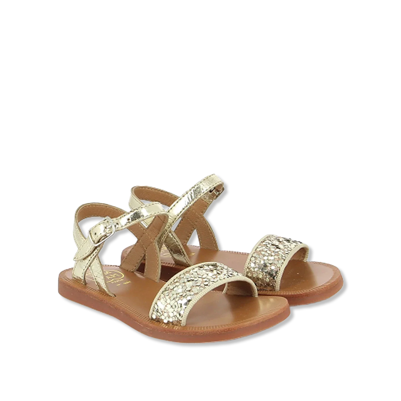 Plagette buckle tao Open sandal