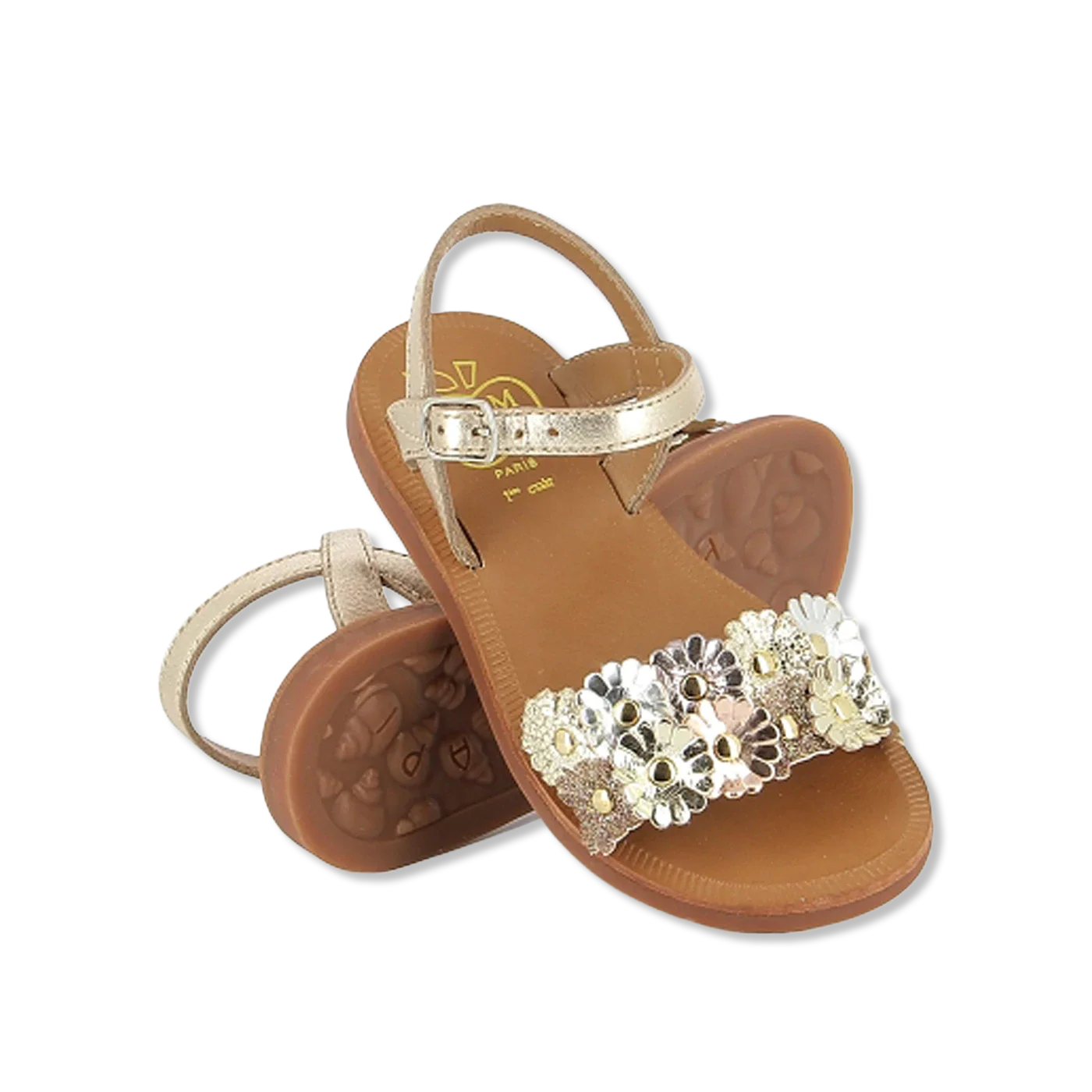 Plagette multi flo Open sandal
