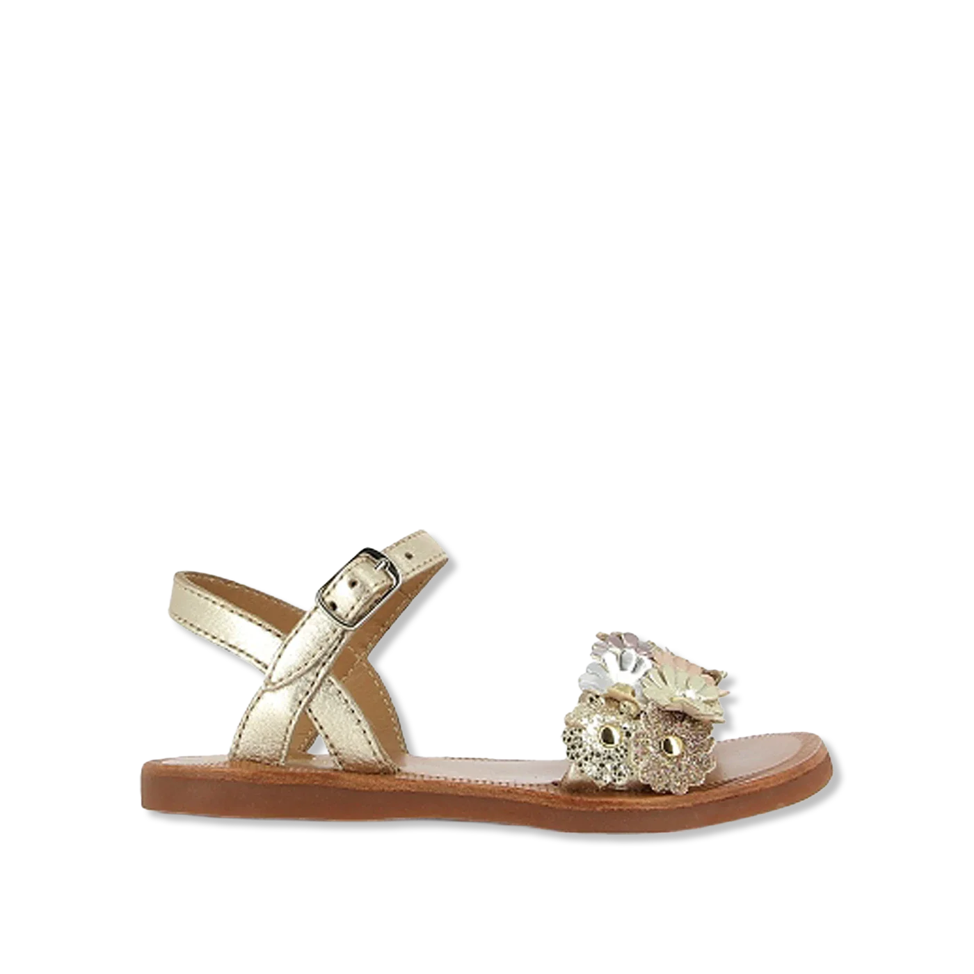 Plagette multi flo Open sandal