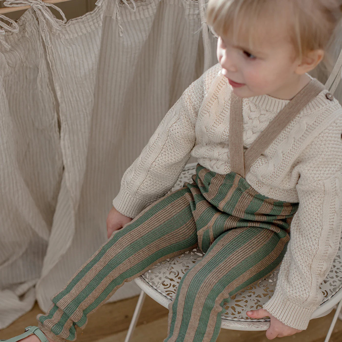 Footless cotton tights playtime