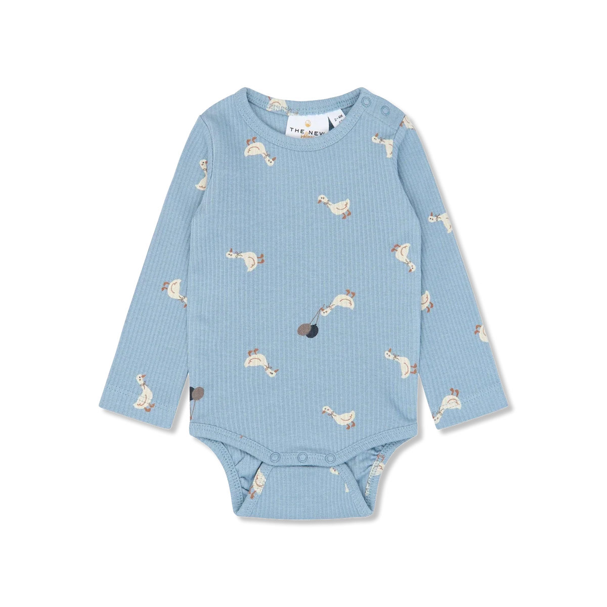 Tnsbvito l_s rib body Bodysuit