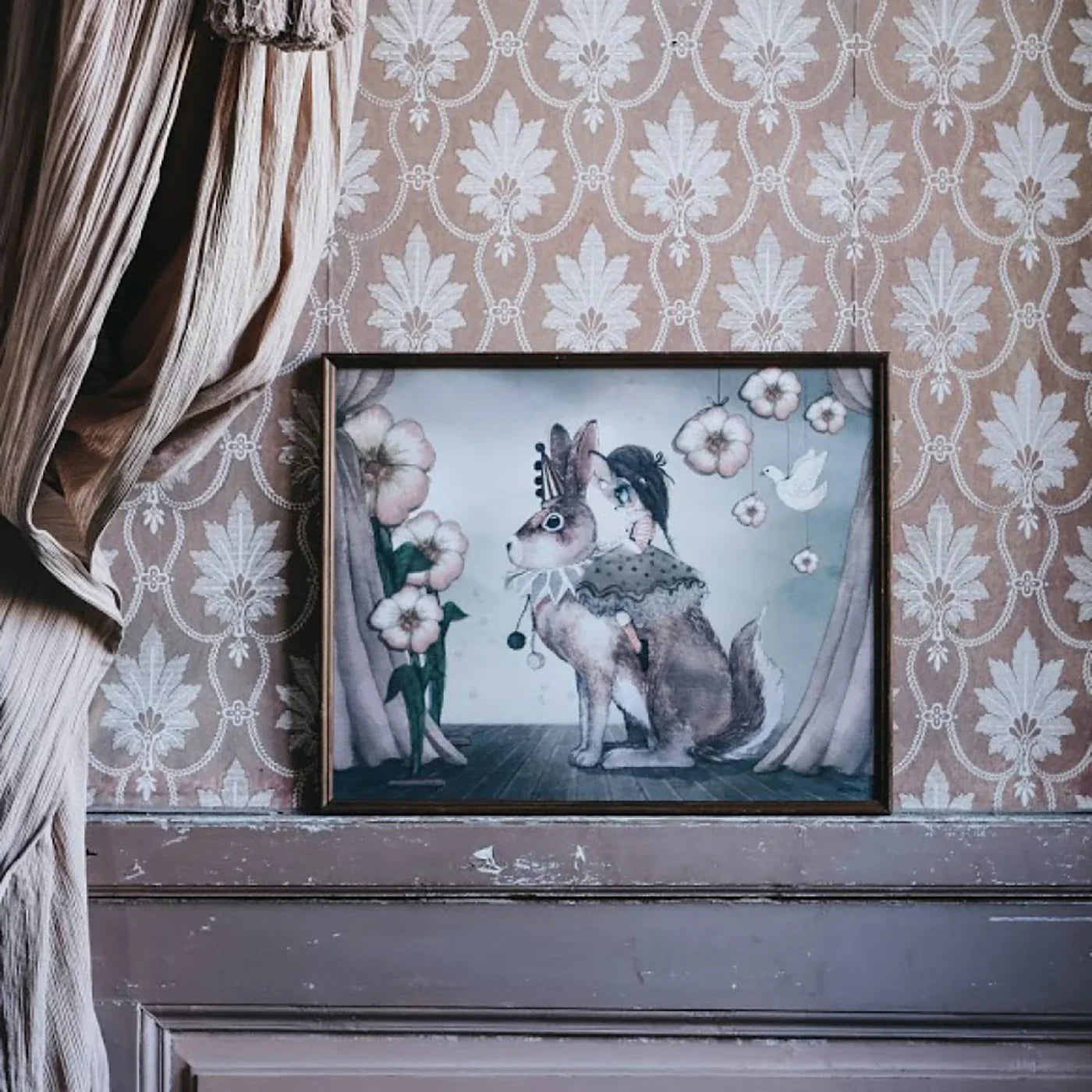 MISS POPPY wall decoration