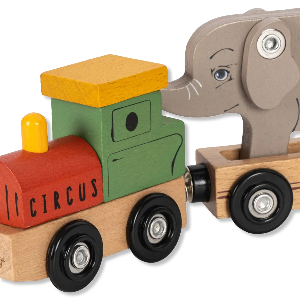 Wooden Birthday train