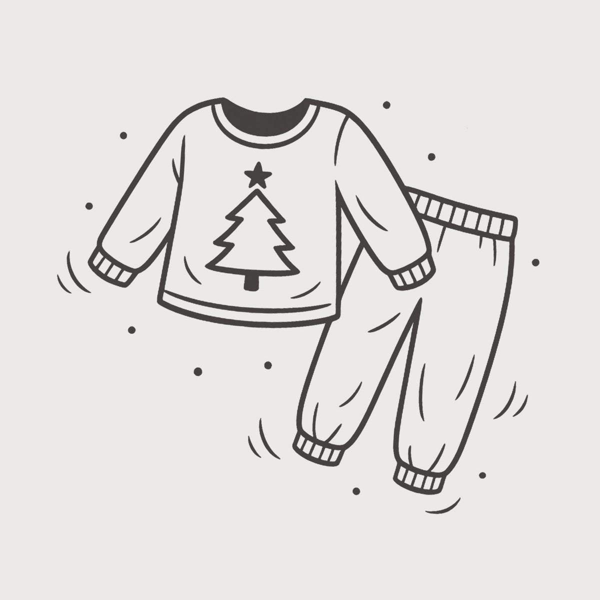 Weihnachtspyjamas
