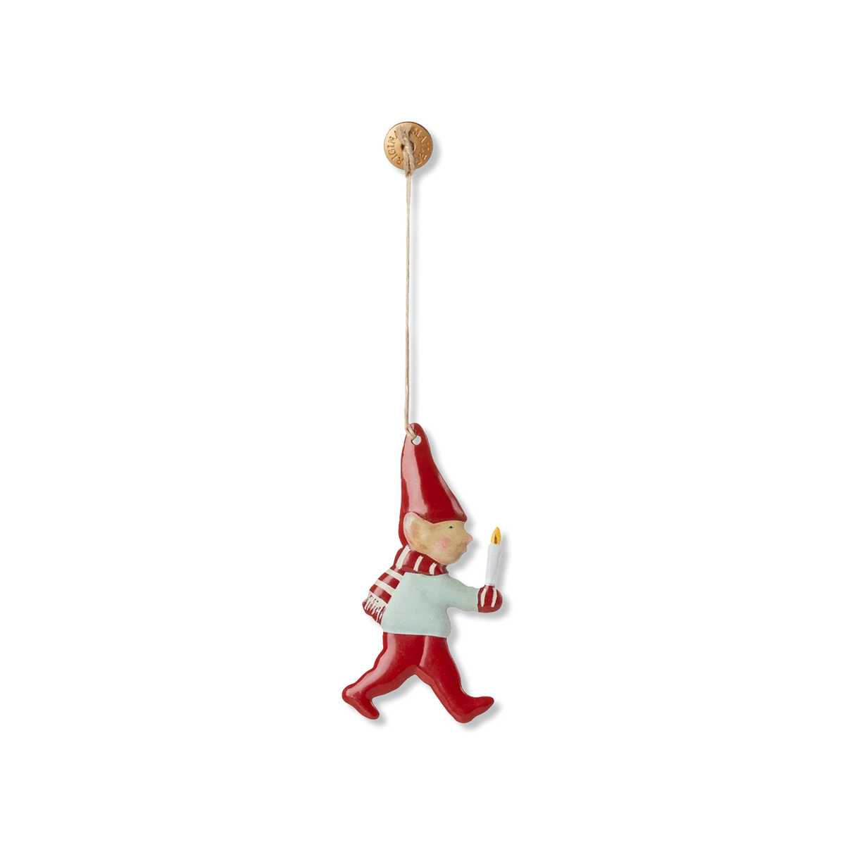 Nisse - stearinlys Christmas ornament