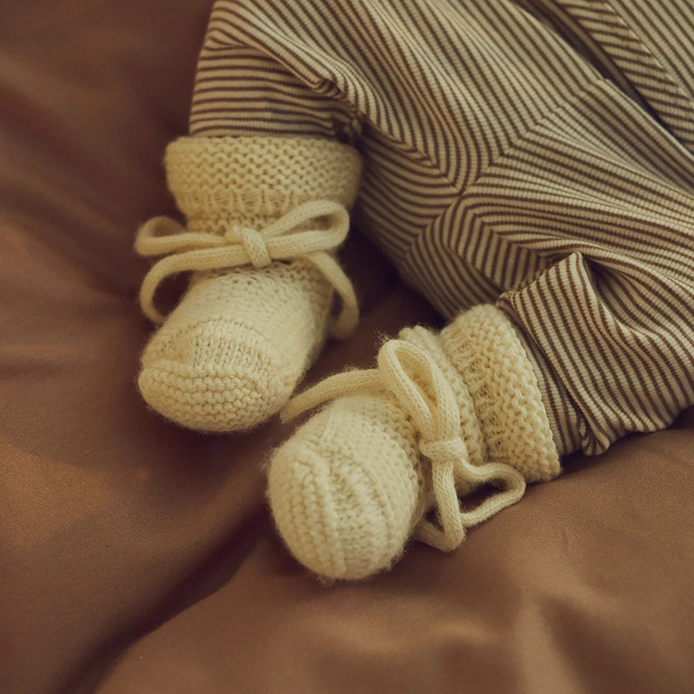 Wool knit Booties