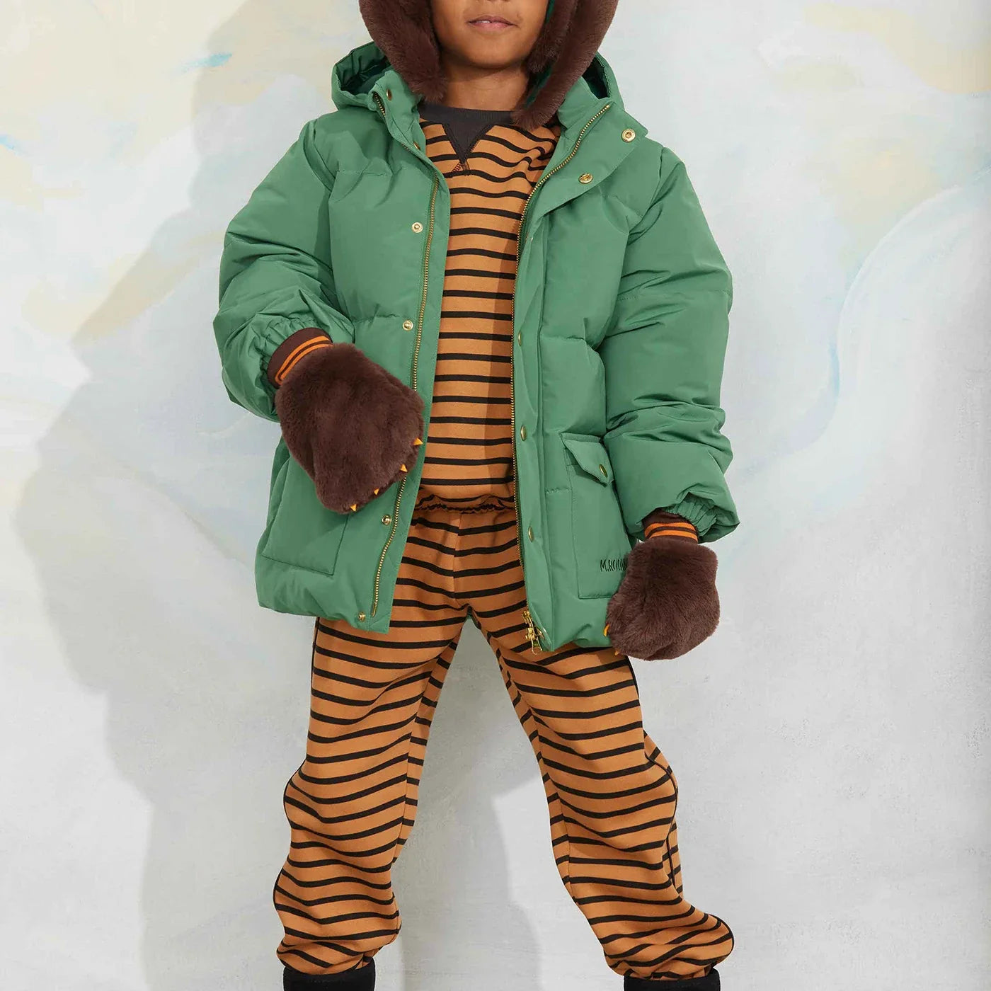 Solid heavy puffer Winter jacket