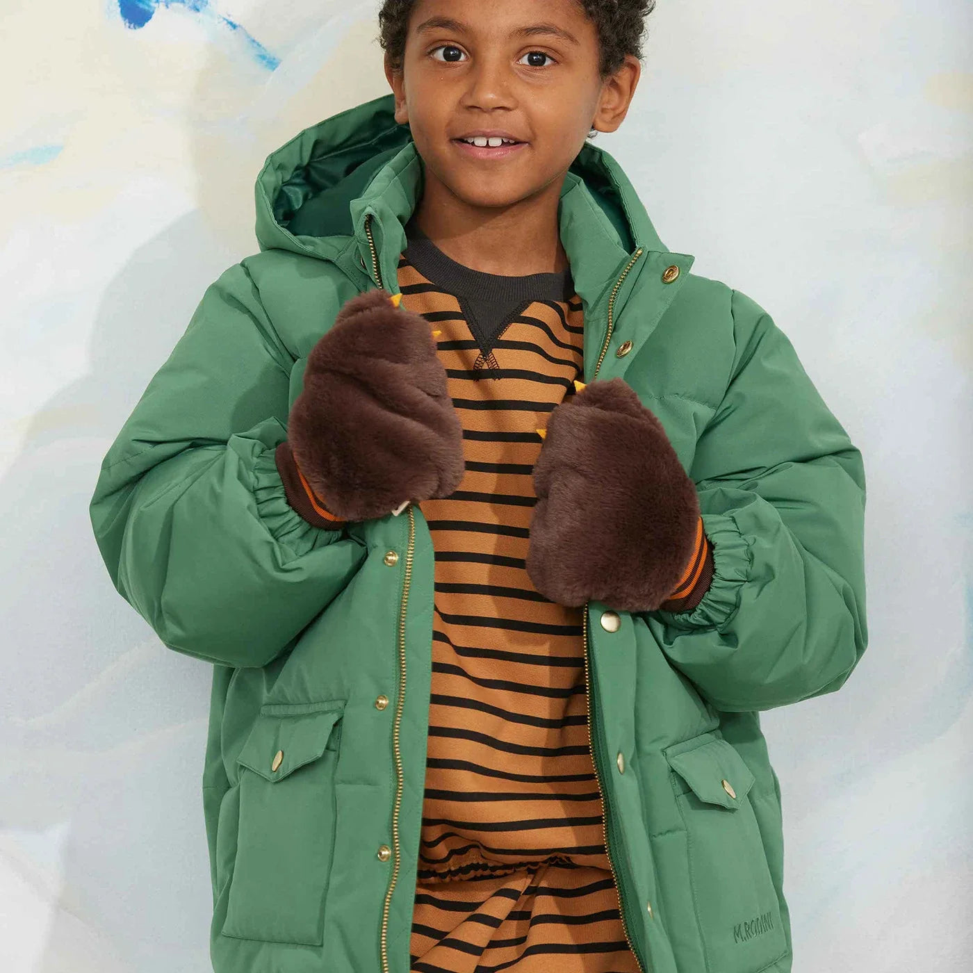 Solid heavy puffer Winter jacket