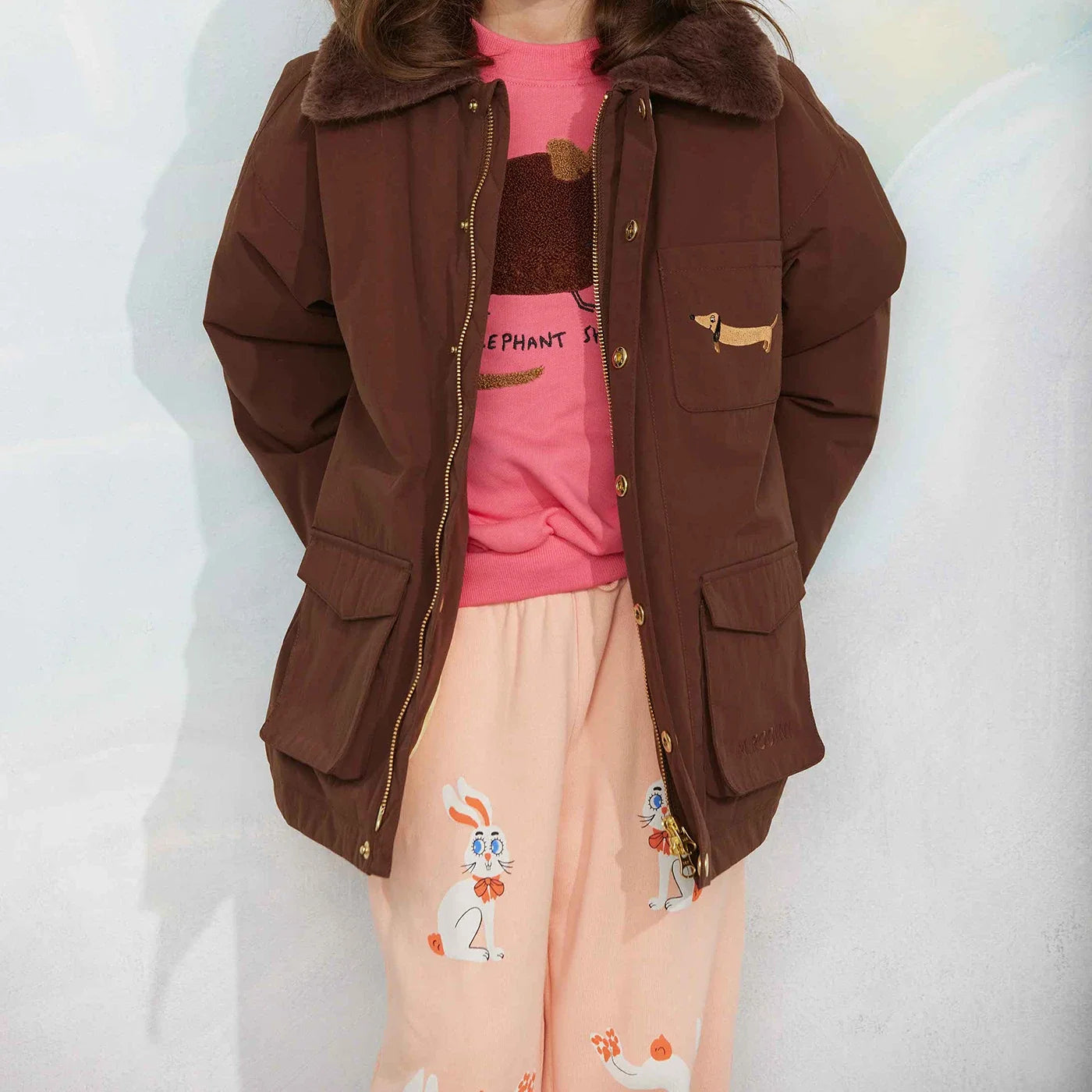 Padded nylon parka Winter jacket