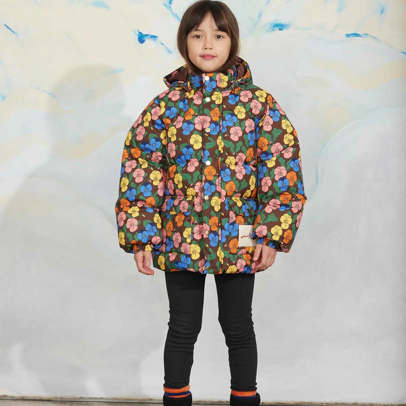 Violas aop heavy puffer Winter jacket